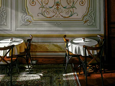 kitchen mats have rich colors and patterns