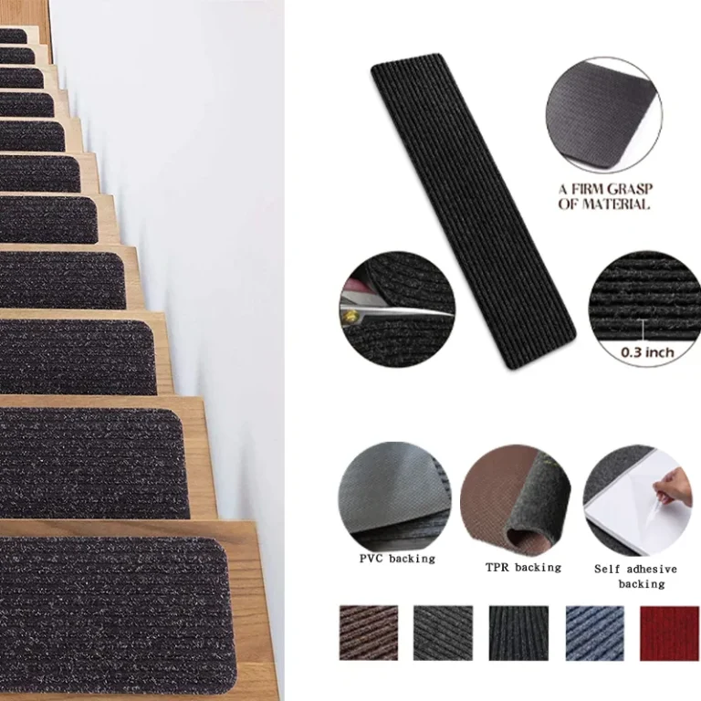 Non-slip stair mats