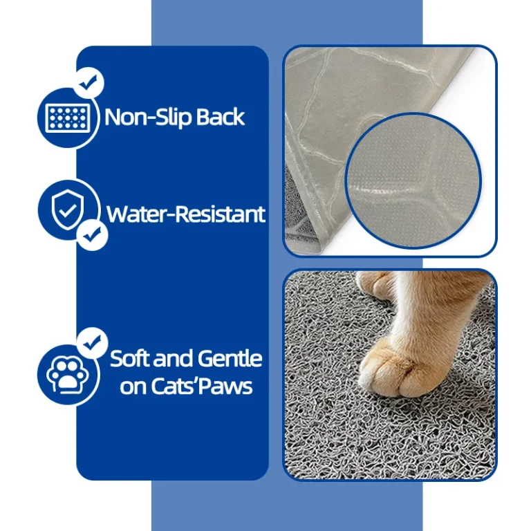 custom PVC pet litter mats