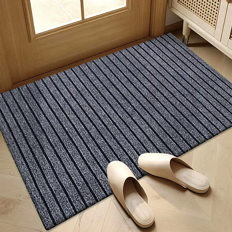 Polyester seven rib doormat welcome mats