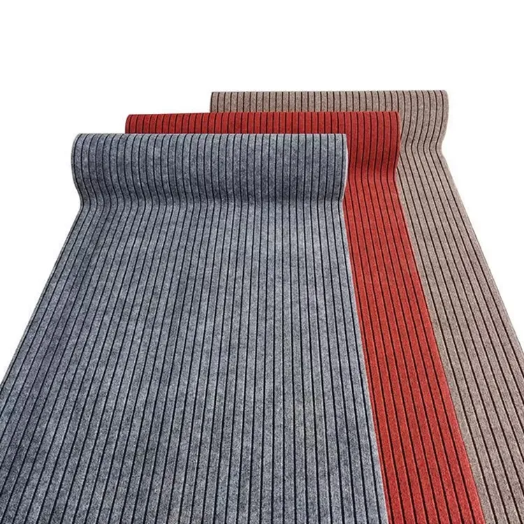 Polyester seven rib doormat welcome mats