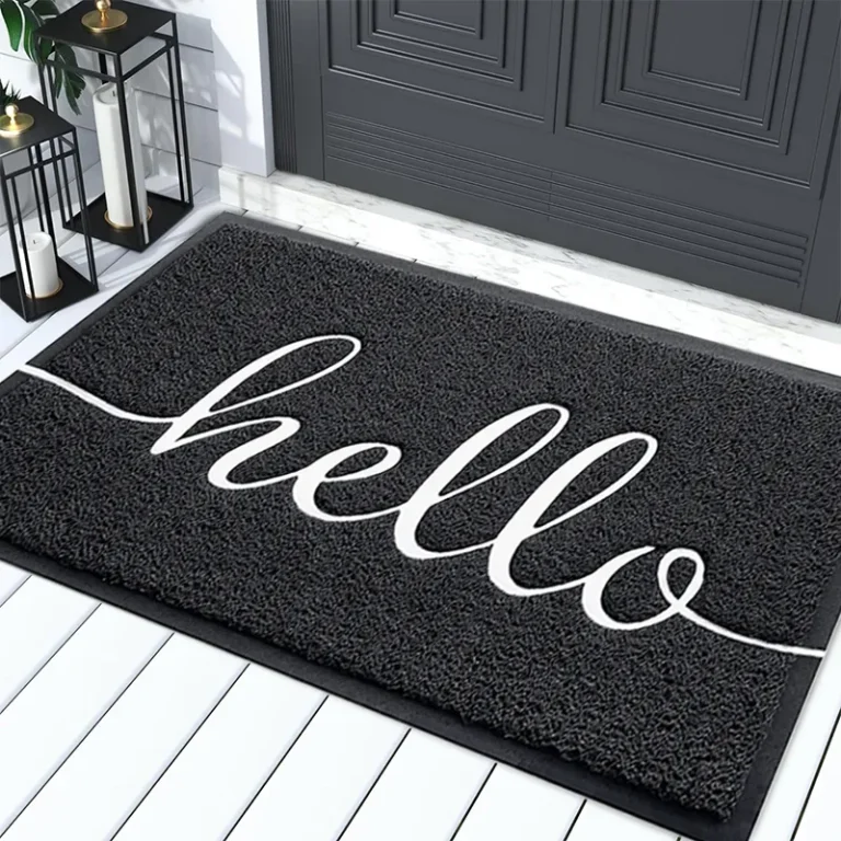 factory wholesale pvc coil hello door mats