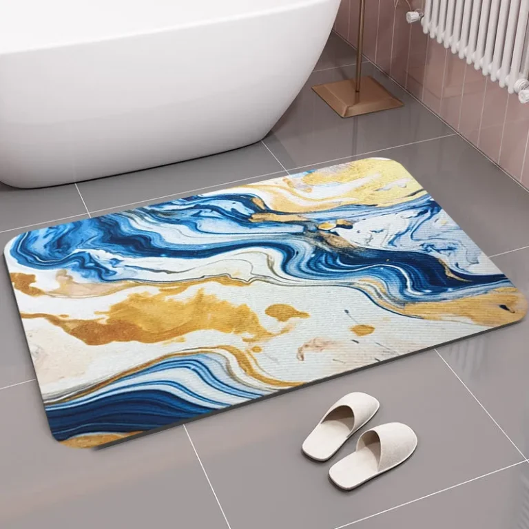 tapis de salle de bain à séchage rapide