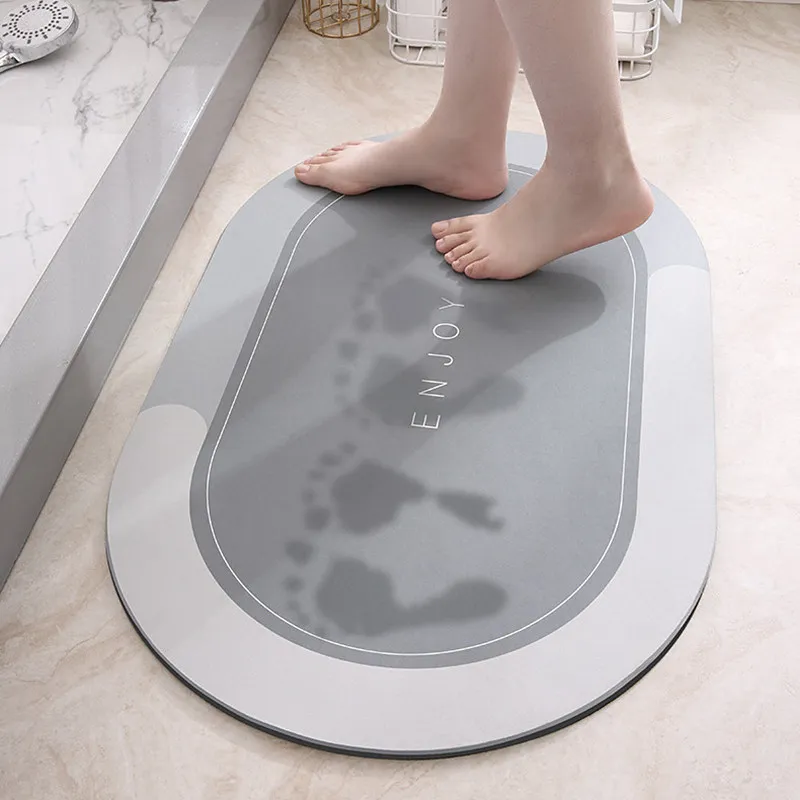 tapis de salle de bain à séchage rapide