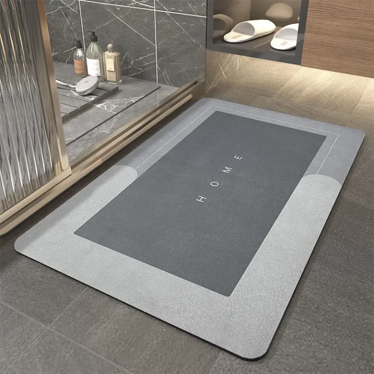 quick drying bathroom mats