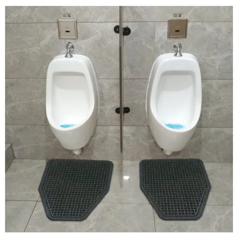 velour urinal mats