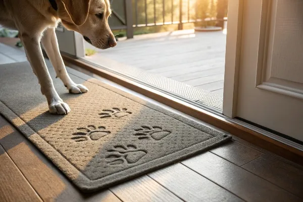 Dog Paw Muddy Mat