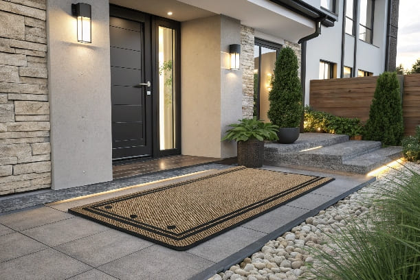 Outdoor door mat