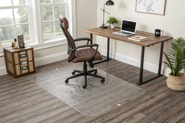 Office chair floor protection options