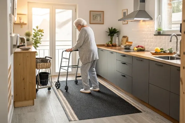 kitchen mat benefits demonstration