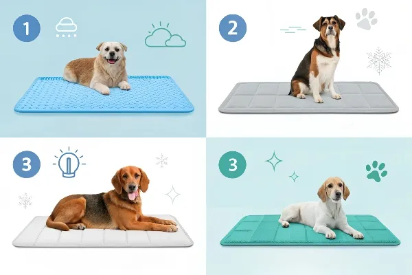 [dog comfort on different mats](https://www.amazon.com/OLANLY-Moisture-Absorbent-Non-Slip-Microfiber/dp/B0BWT84GZ7)[^1]