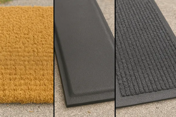 Materiais para capachos de exterior