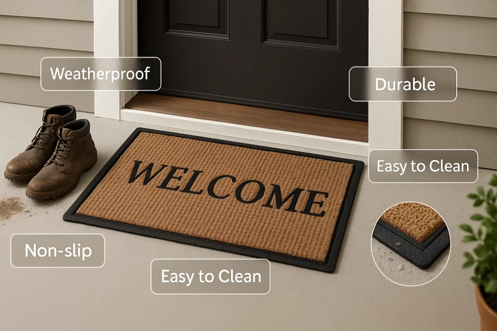 What to Look For in a Welcome Door Mat Outdoor