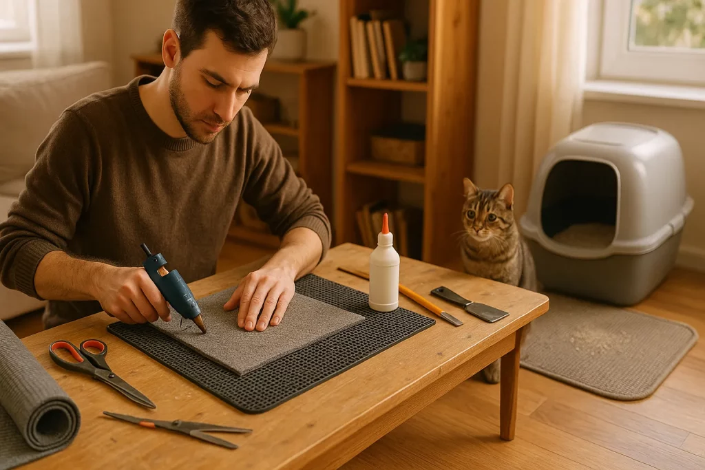 DIY Cat Litter Mat