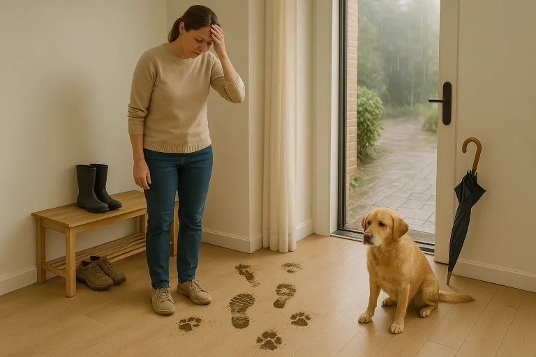 Dirt and Wet Shoes at Your Door