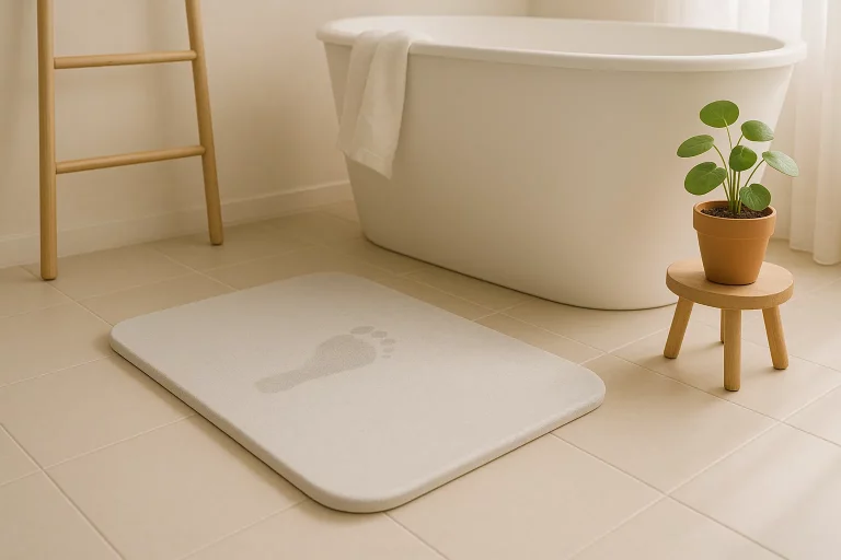 What Is a Diatomaceous Earth Bath Mat