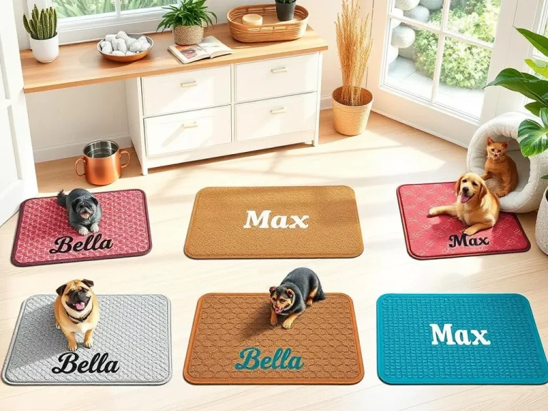 What Are Customizable Pet Mats