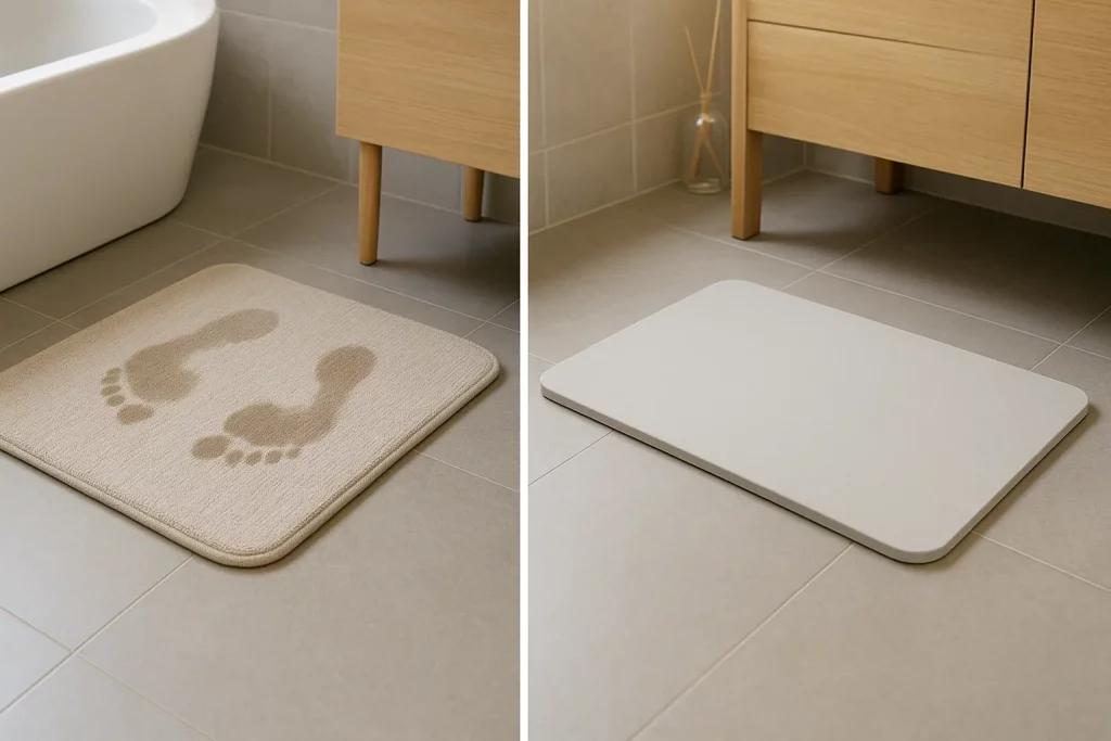 What Makes a Quick-dry Bath Mat Different from a Regular Bath Rug