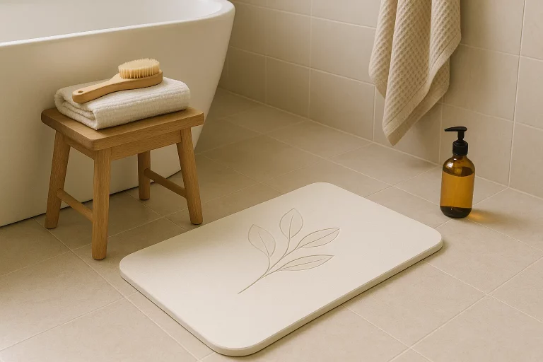 What is a Diatomite Stone Bath Mat