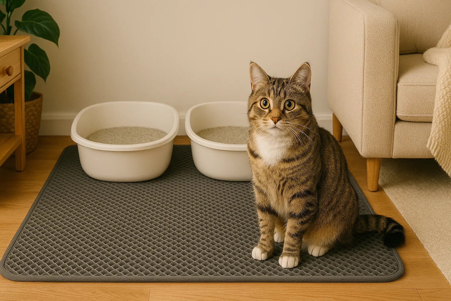jumbo cat litter mat