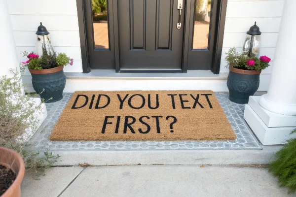 funny door mat