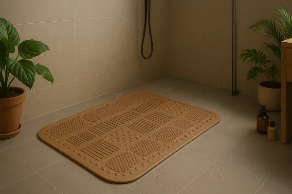 eco-friendly non-slip bath mat
