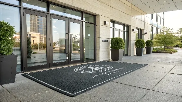 Commercial Entrance Mats with bussiness logo