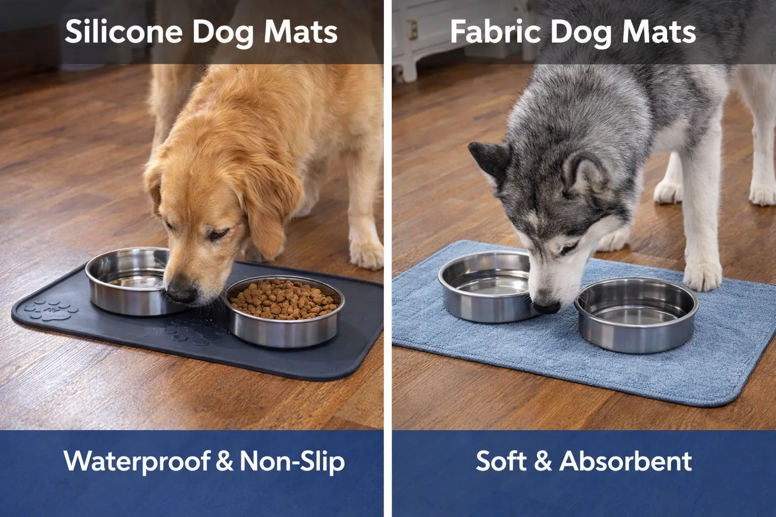 Are Silicone Dog Food Mats Better Than Fabric Mats